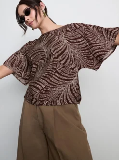Bluse mit Print