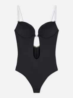 Body mit tiefem Dekolleté