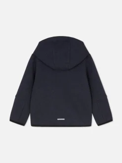 Bonded-Hoodie mit Reißverschluss