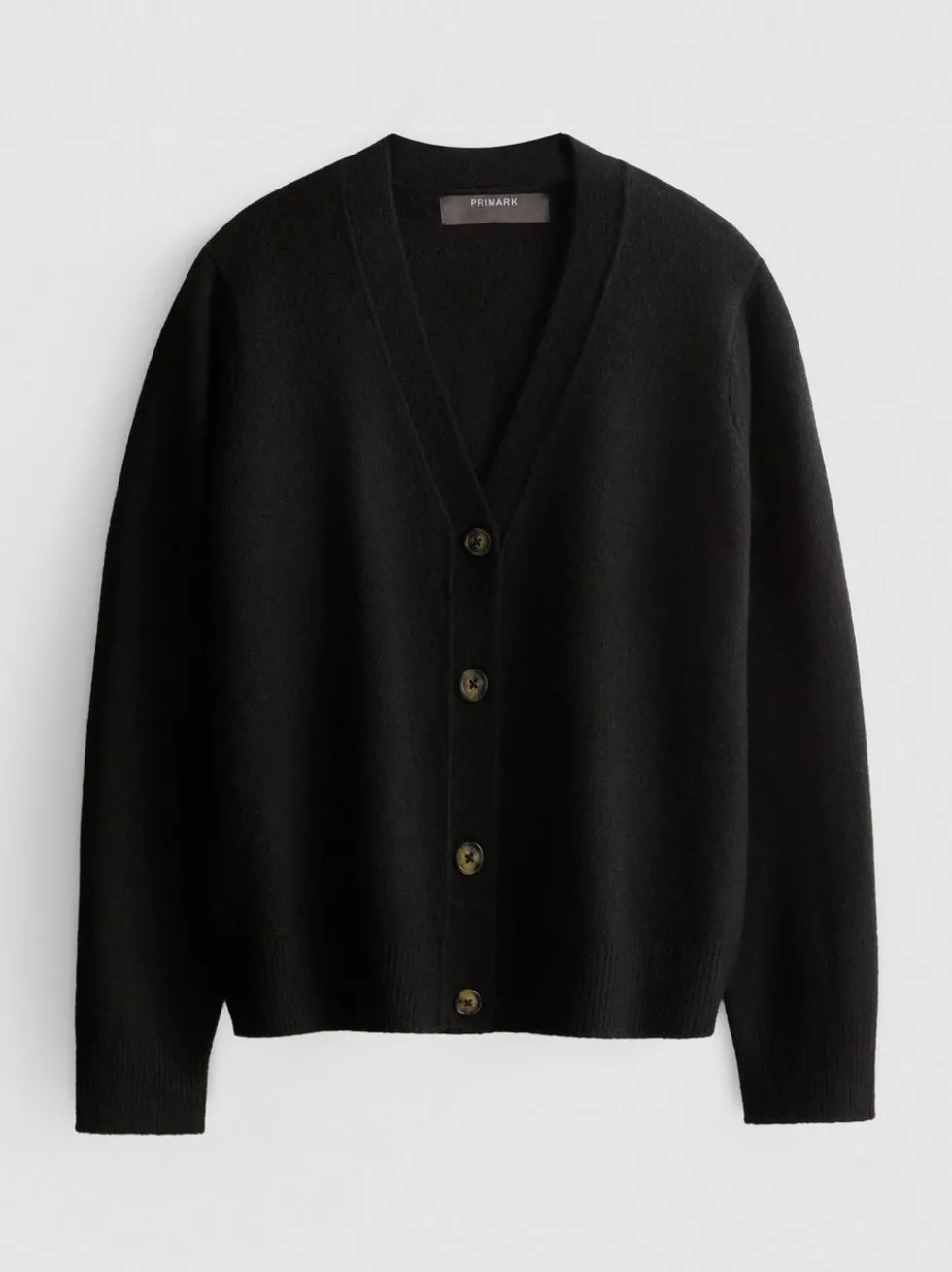 Boyfriend-Cardigan aus Wollgemisch