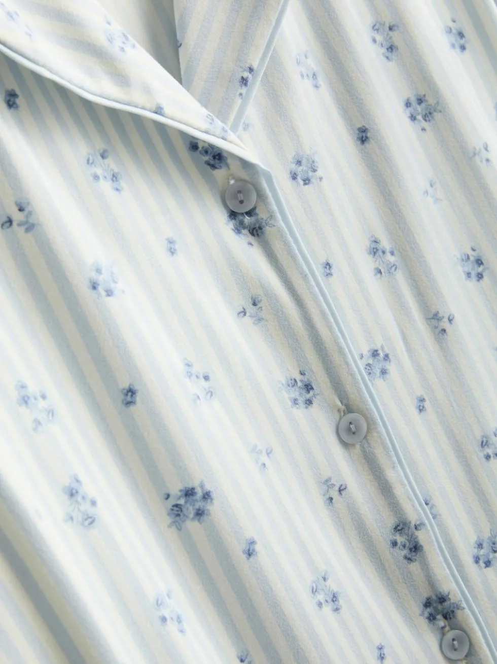 Boyfriend-Schlafanzug mit Print