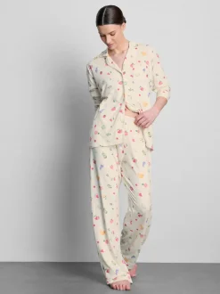 Boyfriend-Schlafanzug mit Print