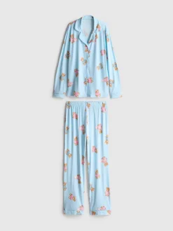 Boyfriend-Schlafanzug mit Print