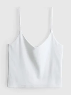 Bralette-BH mit hohem Baumwollanteil und V-Ausschnitt
