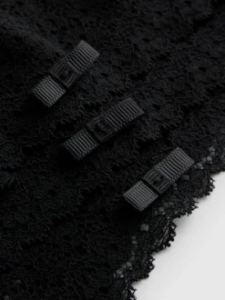 Brazil-Slips mit schwarzer Spitze, 3er-Pack