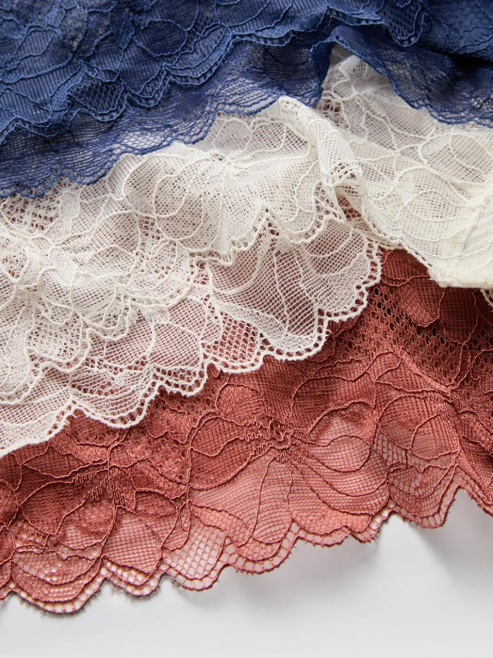 Brazil-Slips mit Spitze, 3er-Pack