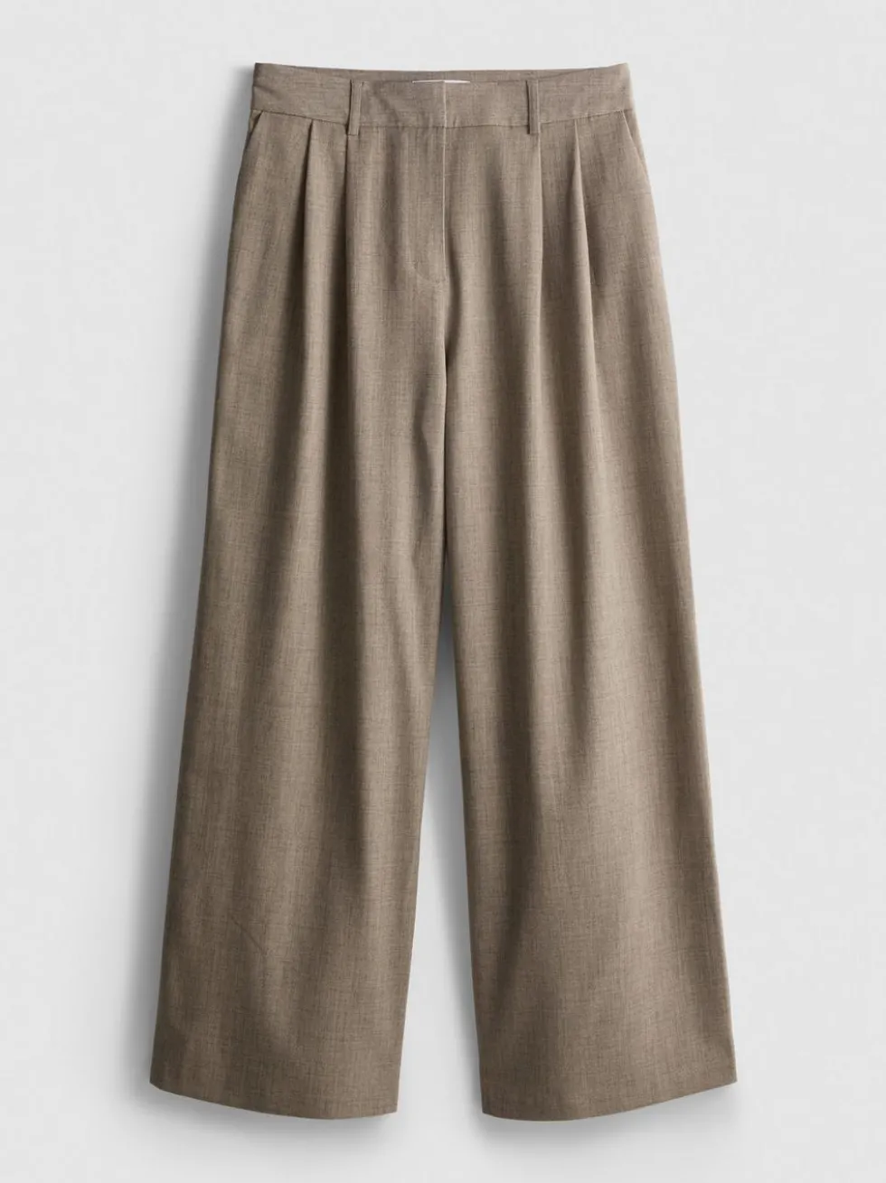 „By Coleen“ Hose mit weitem Bein und Bundfalten