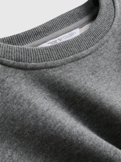 „By Coleen“ Sweatshirt mit hohem Baumwollanteil und Gürtel