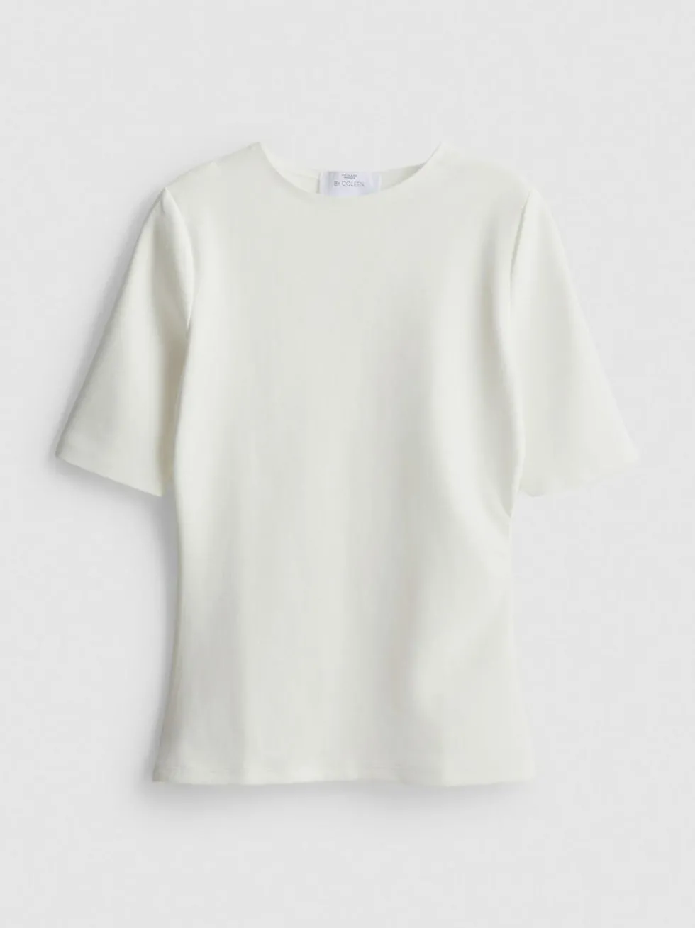 „By Coleen“ T-Shirt mit Raffung und hohem Baumwollanteil