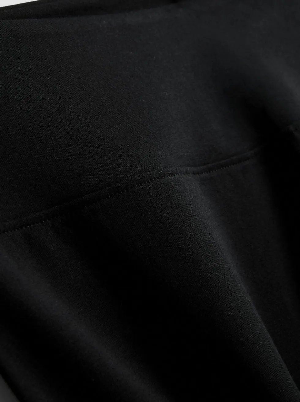 Capri-Leggings mit hohem Baumwollanteil und hohem Bund