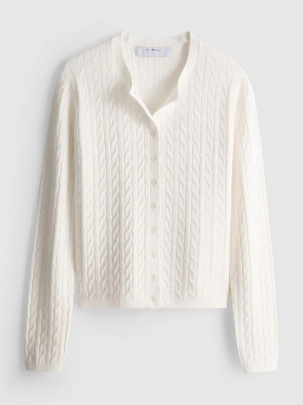 Cardigan mit Zopfmuster