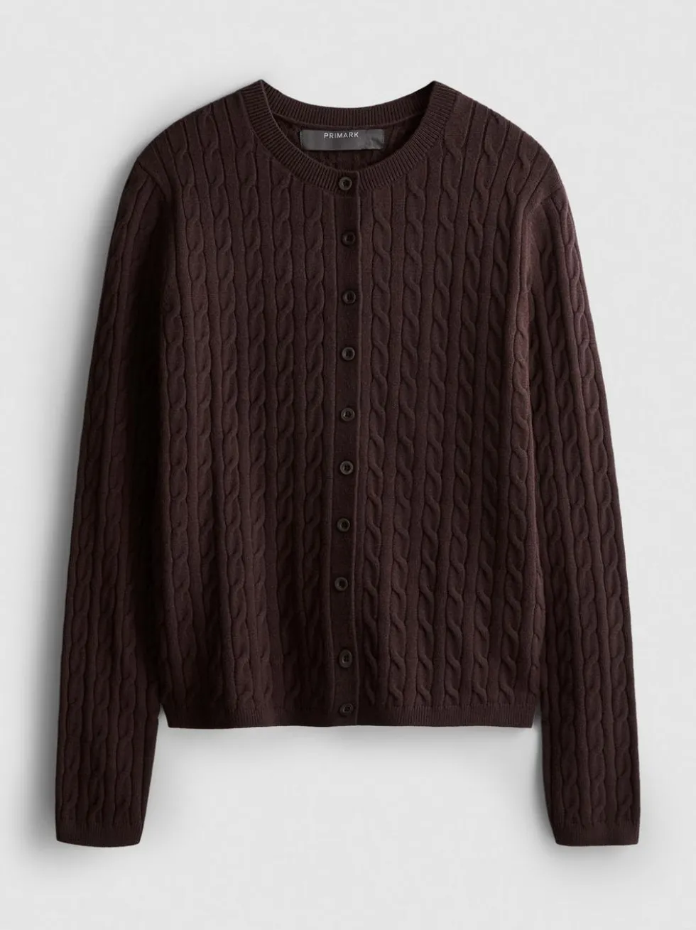 Cardigan mit Zopfmuster