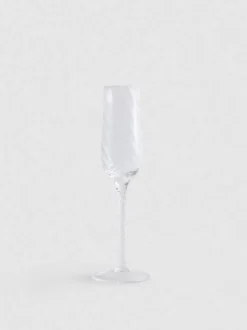 Champagnerglas mit Wirbeldesign