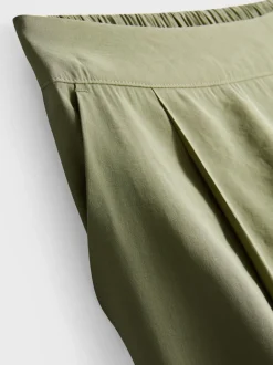 Culotte mit weitem Bein und mittlerer Leibhöhe