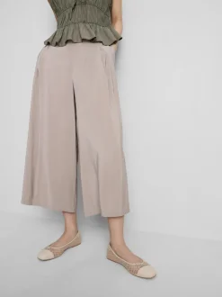 Culotte mit weitem Bein und mittlerer Leibhöhe