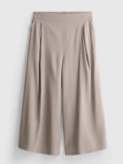 Culotte mit weitem Bein und mittlerer Leibhöhe