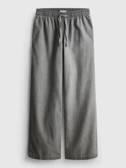 Denim-Jogginghose mit geradem Bein