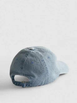 Denim-Kappe mit Initiale