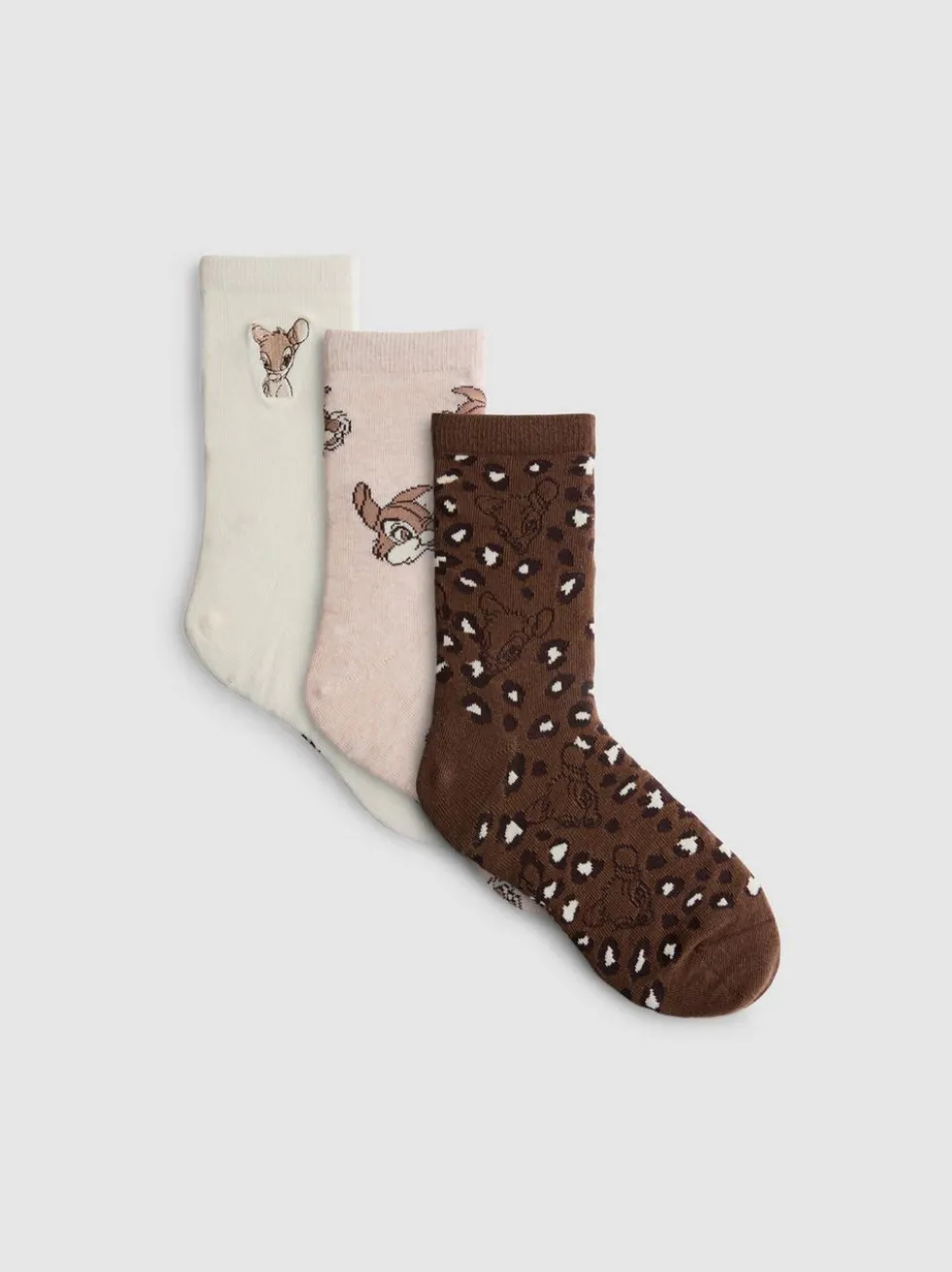 „Disney Bambi“ Socken aus Baumwollmischung, 3er-Pack