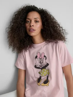 „Disney Minnie Maus“ Baumwoll-T-Shirt mit Grafik