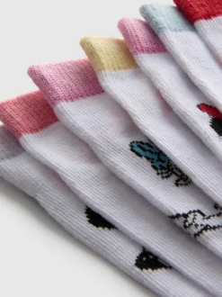 „Disney Minnie Maus“ Sneakersocken, 7er-Pack