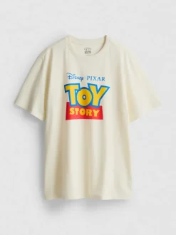 „Disney Pixar Toy Story“ T-Shirt aus reiner Baumwolle mit Grafik