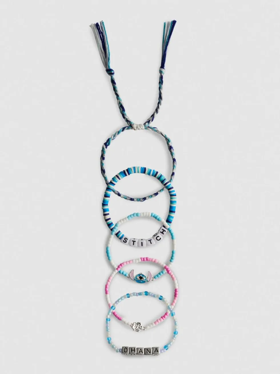 „Disney Stitch“ Armbänder, 5er-Pack