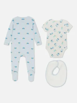 „Disney Stitch“ Set für Neugeborene, 3-teilig