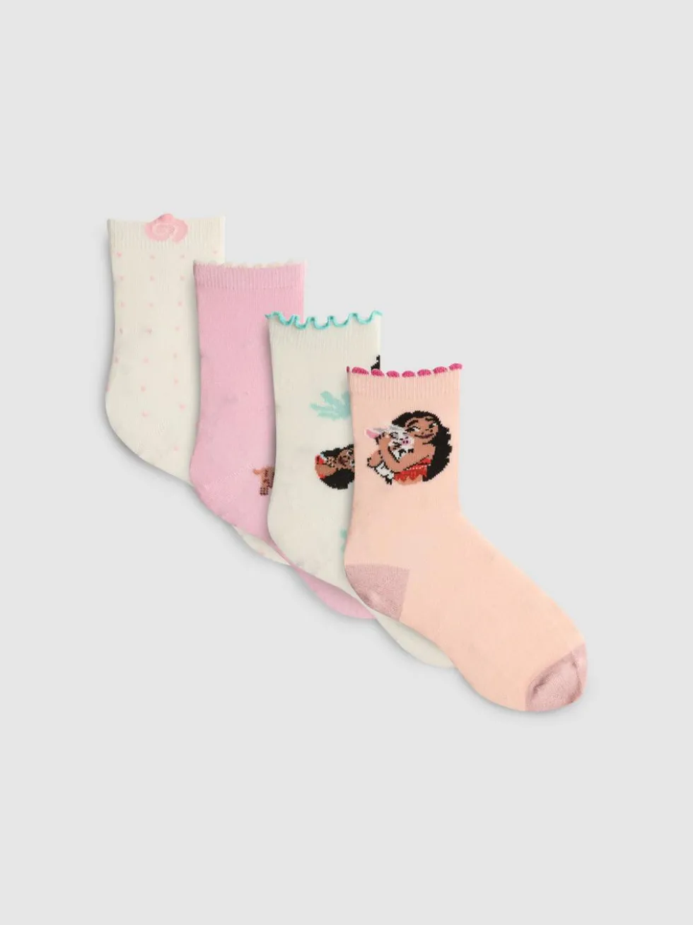 „Disney Vaiana“ Söckchen, 4er-Pack
