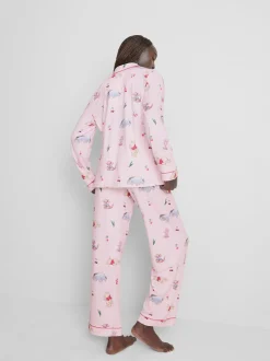 „Disney Winnie Puuh“ Boyfriend-Schlafanzug mit Grafik