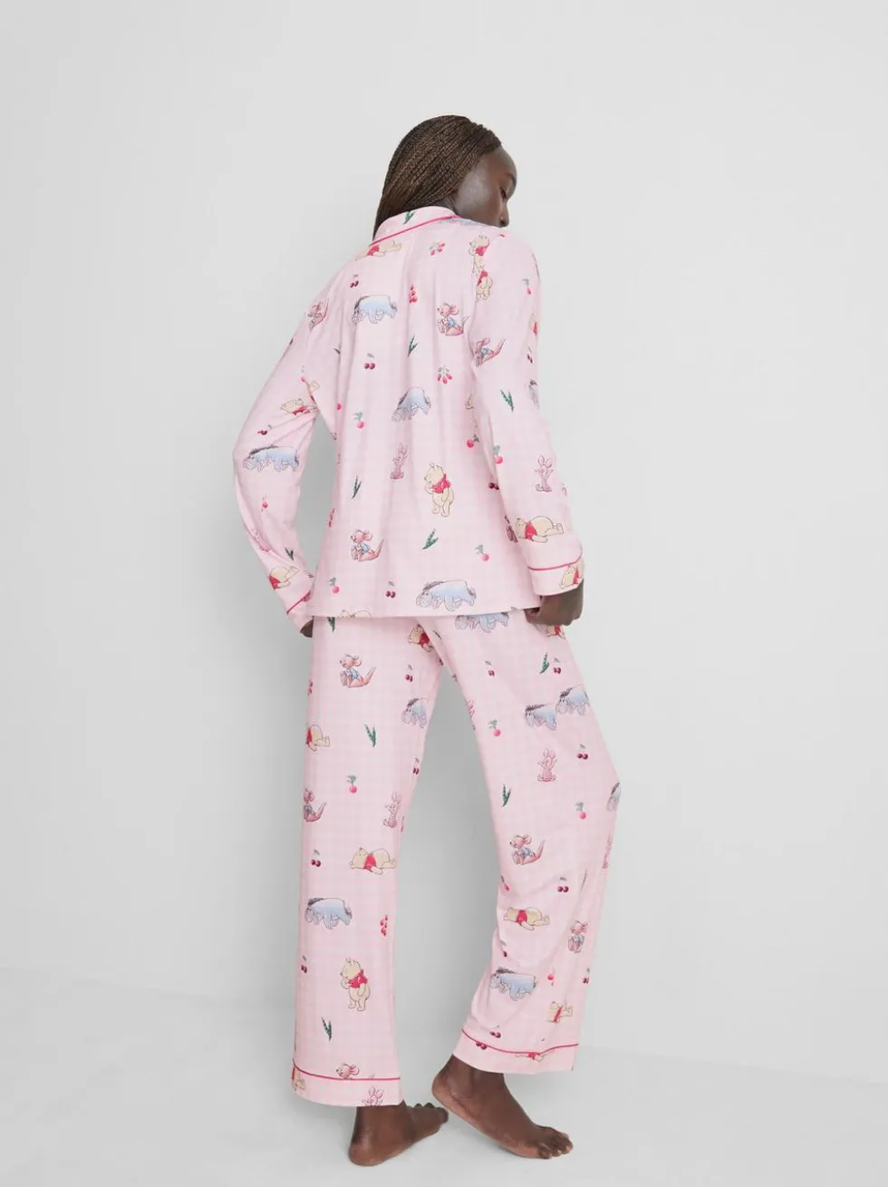 „Disney Winnie Puuh“ Boyfriend-Schlafanzug mit Grafik