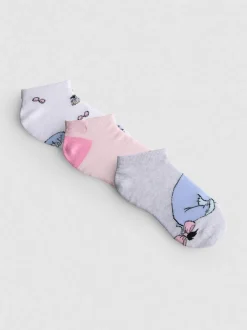 „Disney Winnie Puuh I-Aah“ Sneakersocken aus reiner Baumwolle, 3er-Pack