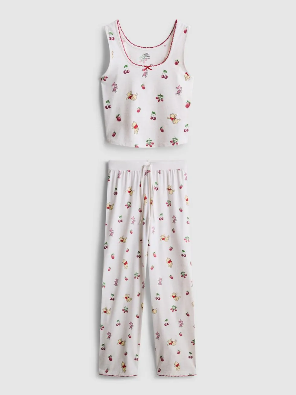 „Disney Winnie Puuh“ Schlafanzug mit Trägertop und hohem Baumwollanteil