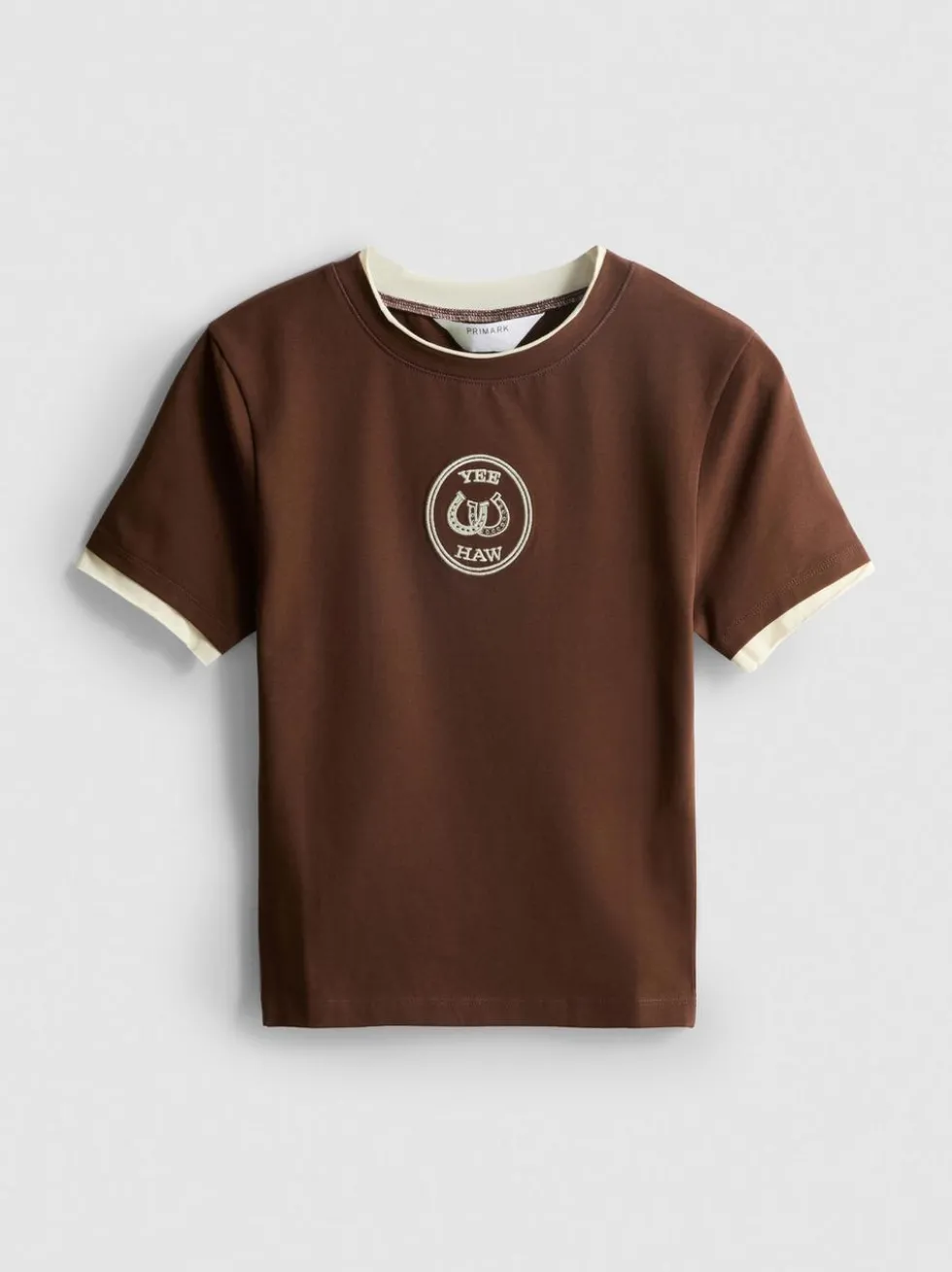 Doppellagiges Baby Tee mit hohem Baumwollanteil