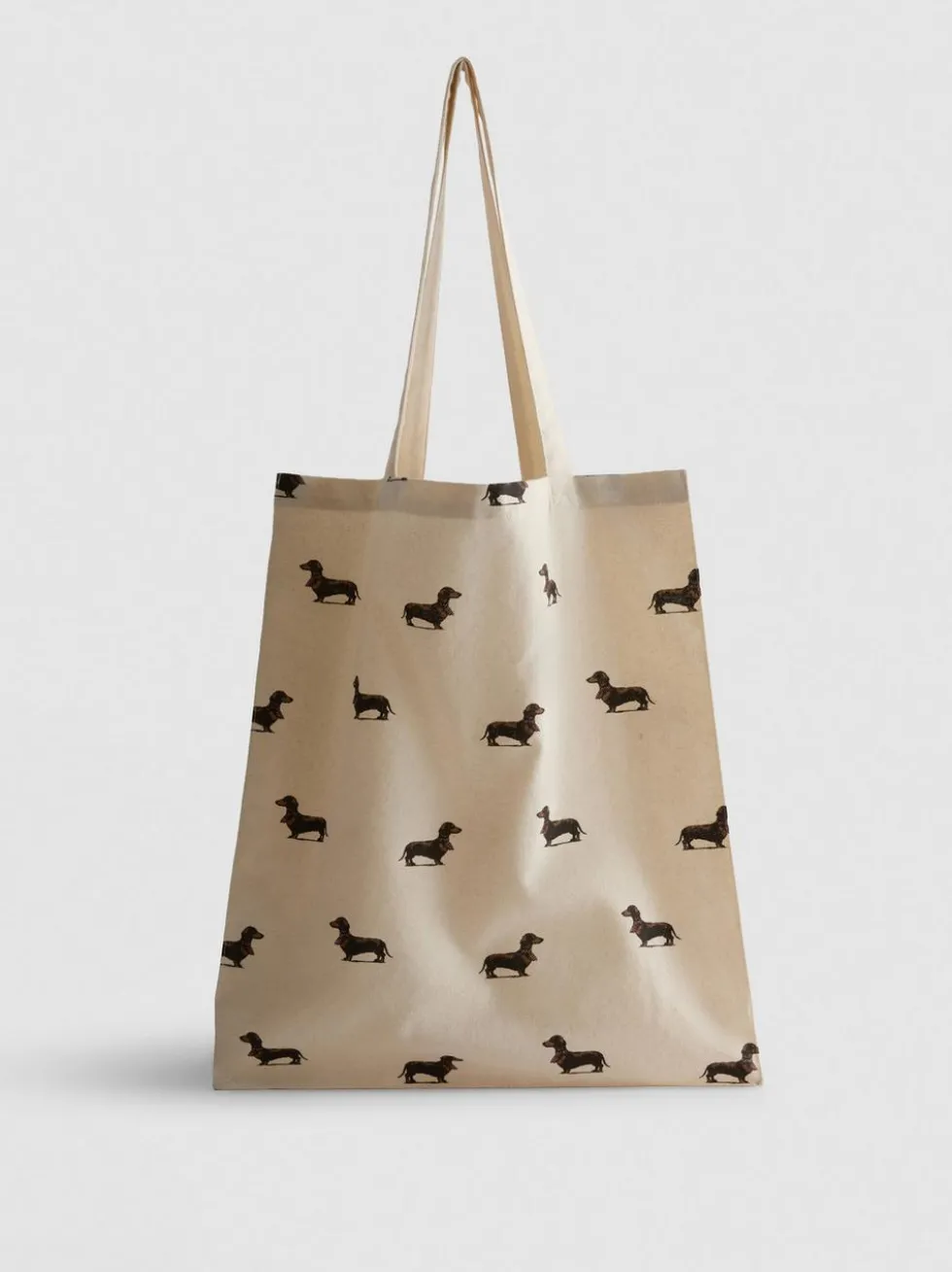Einkaufstasche mit Dackel-Print