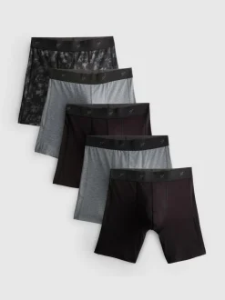 Elastische Sport-Unterhosen, 5er-Pack