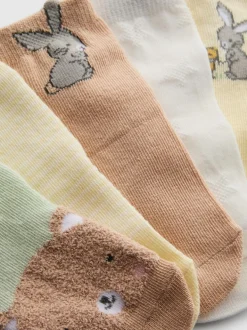 5er-Pack Socken mit Tiermotiven