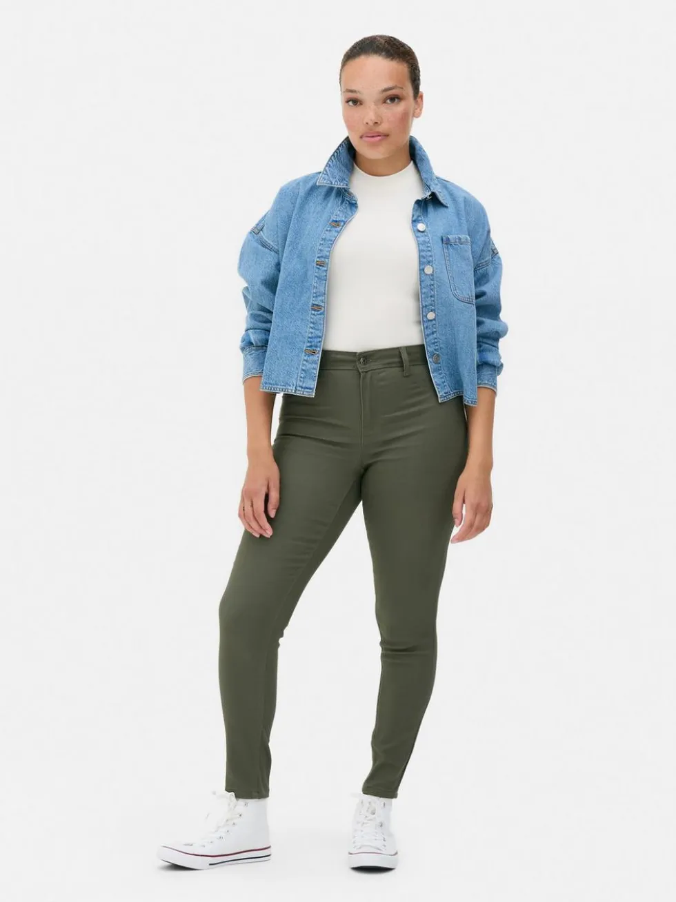 Essential Skinny-Jeans mit mittelhohem Bund | Normale Passform