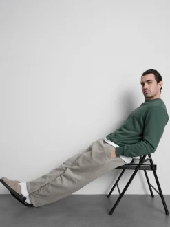 Essential-Sweatshirt mit Rundhalsausschnitt