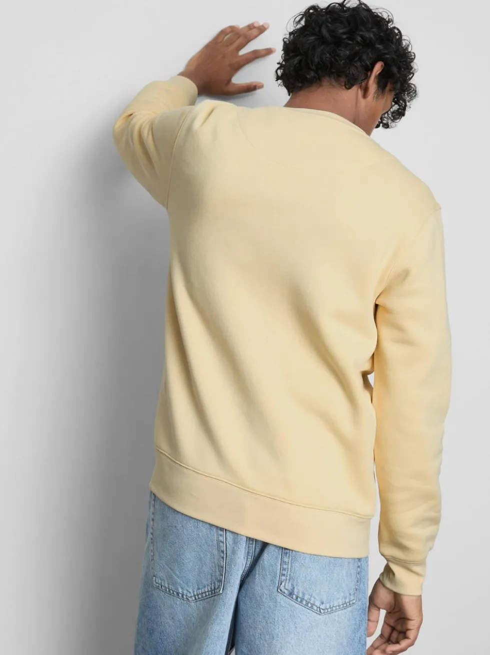 Essential-Sweatshirt mit Rundhalsausschnitt