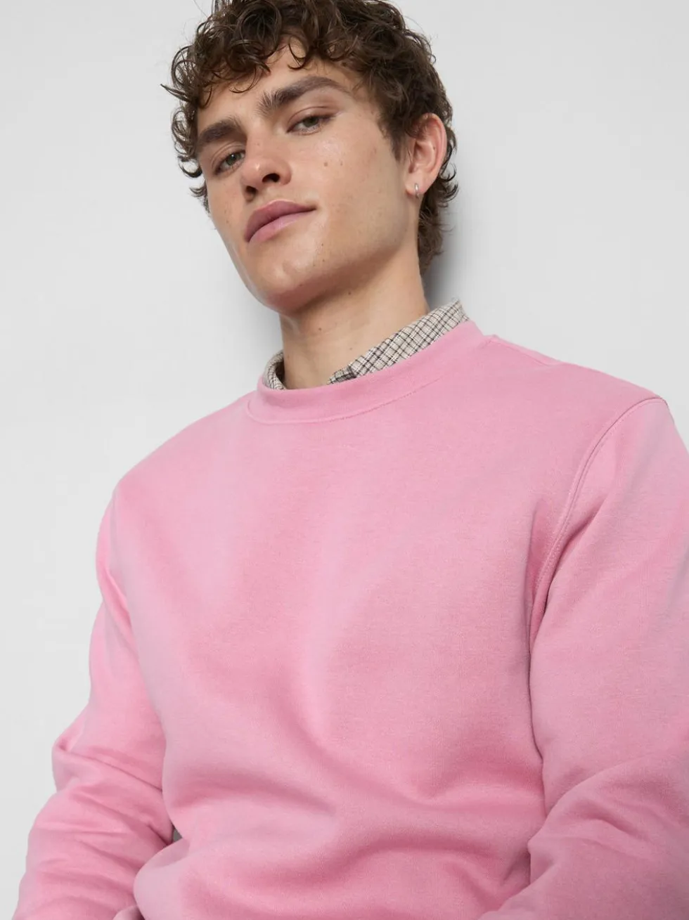 Essential-Sweatshirt mit Rundhalsausschnitt
