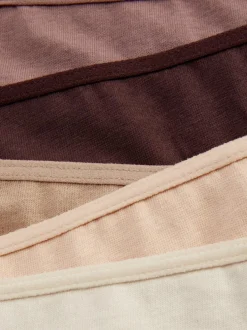 Essential Tangas in neutralen Farben, 5er-Pack