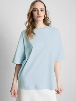 Essential-T-Shirt aus Baumwolle im Oversized-Look