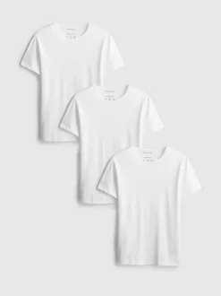 Essential T-Shirts mit Rundhalsausschnitt, 3er-Pack