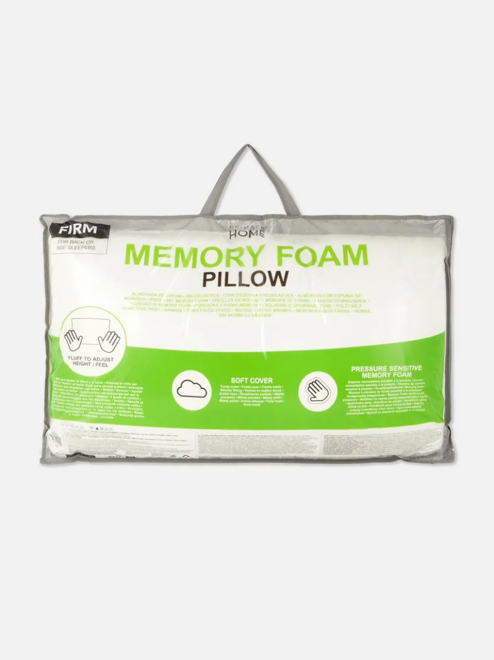Festes Kissen mit Memory Foam