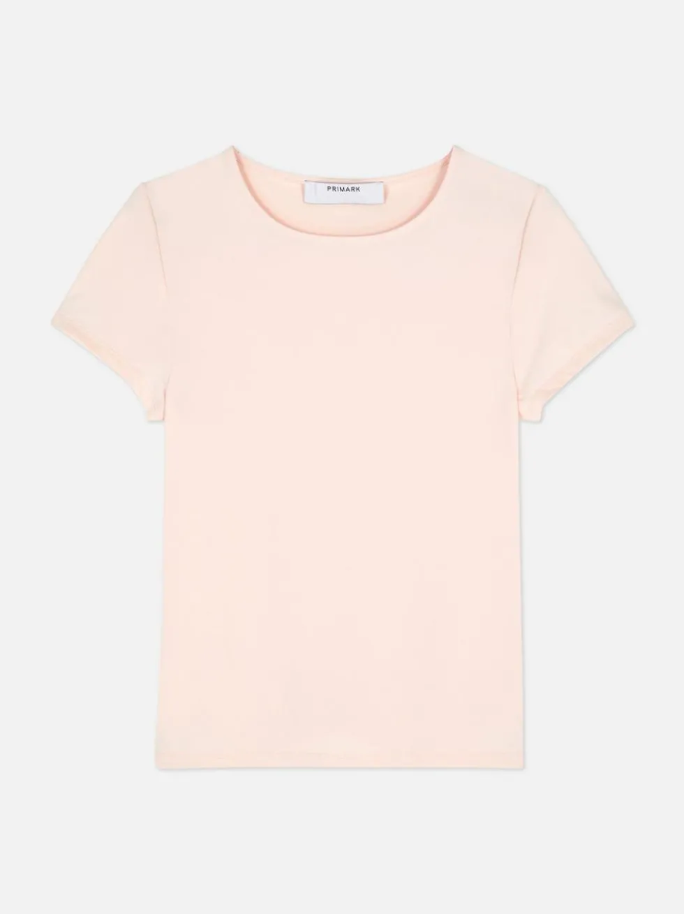 Figurbetontes T-Shirt mit Rundhalsausschnitt