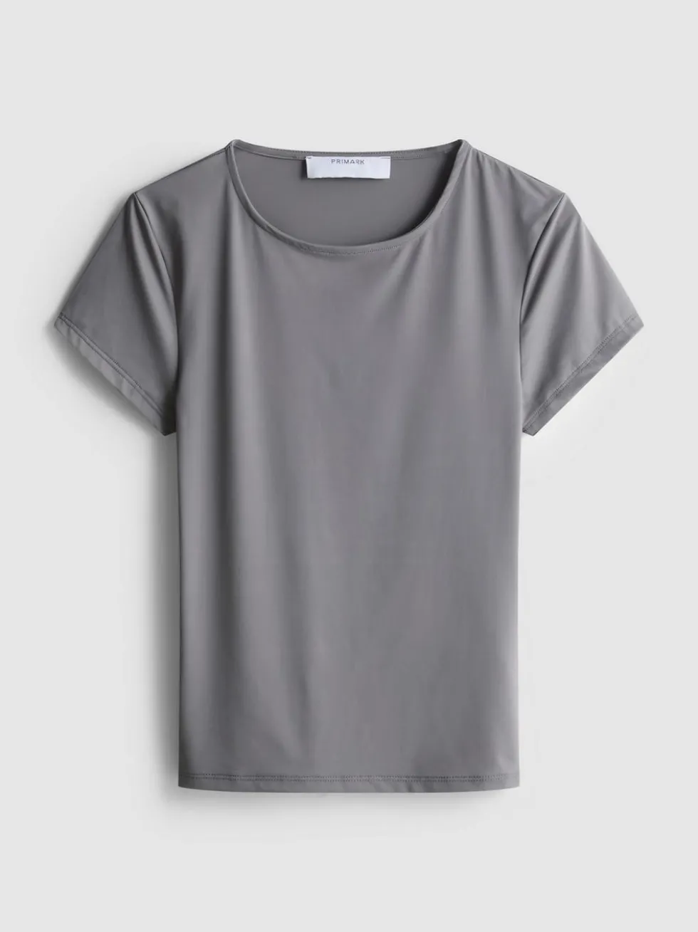 Figurbetontes T-Shirt mit Rundhalsausschnitt