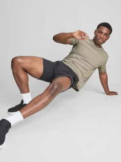 Fitness-T-Shirt mit Einsätzen