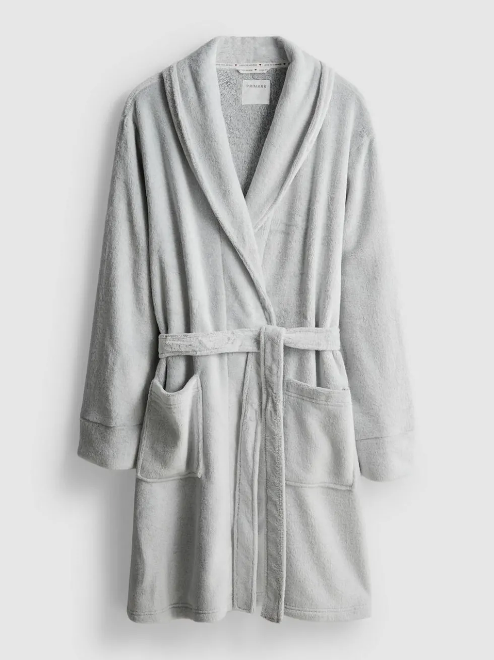 Flauschiger „Love To Lounge“ Midi-Bademantel