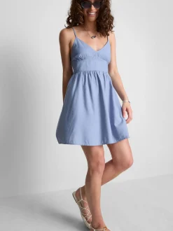 Fließendes Minikleid in A-Linie